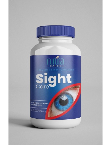 Nutraearth SightCare - Vision Support Supplement - Natural Formula for Eye Health, Clarity & Focus